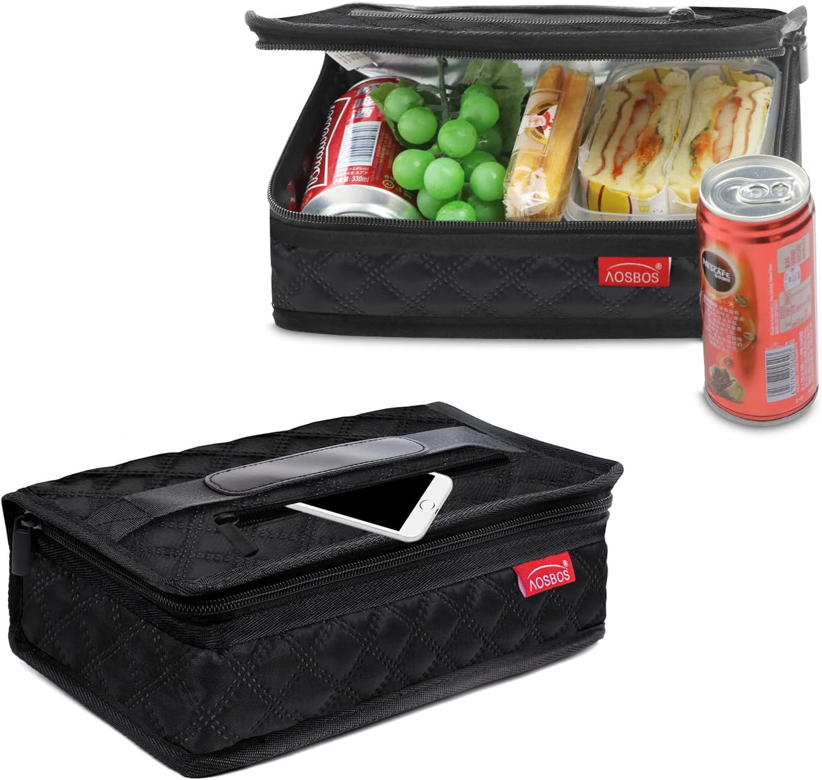 Aosbos Small Insulated Lunch Bag,Compact Lunch Box For Work & Office - Image 11