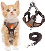 Cat & Dog Vest Harness - All Weather Mesh, Reflective Strap, Step-in Adjustable for Small Cats & Dogs (Red, XS) - Image 14