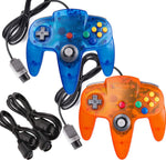 miadore 2-Pack Wired Classic 64 Controller Bundle with 2 Extension Cords [1.8m/6ft ] Compatible with N64 Video Game Console (Clear Orange and Green) - Image 10