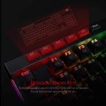 Redragon K580 mechanical keyboard close up of media roller and buttons