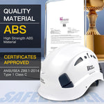 Safebuilder industrial work helmet angled display