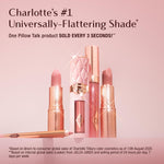 Luxury gold packaging of Charlotte Tilbury Matte Revolution lipstick