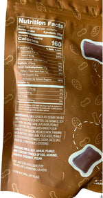 Close up of Trader Joe's chocolate covered peanut butter pretzel snack