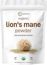 Micro Ingredients organic lions mane mushroom powder certified organic seal