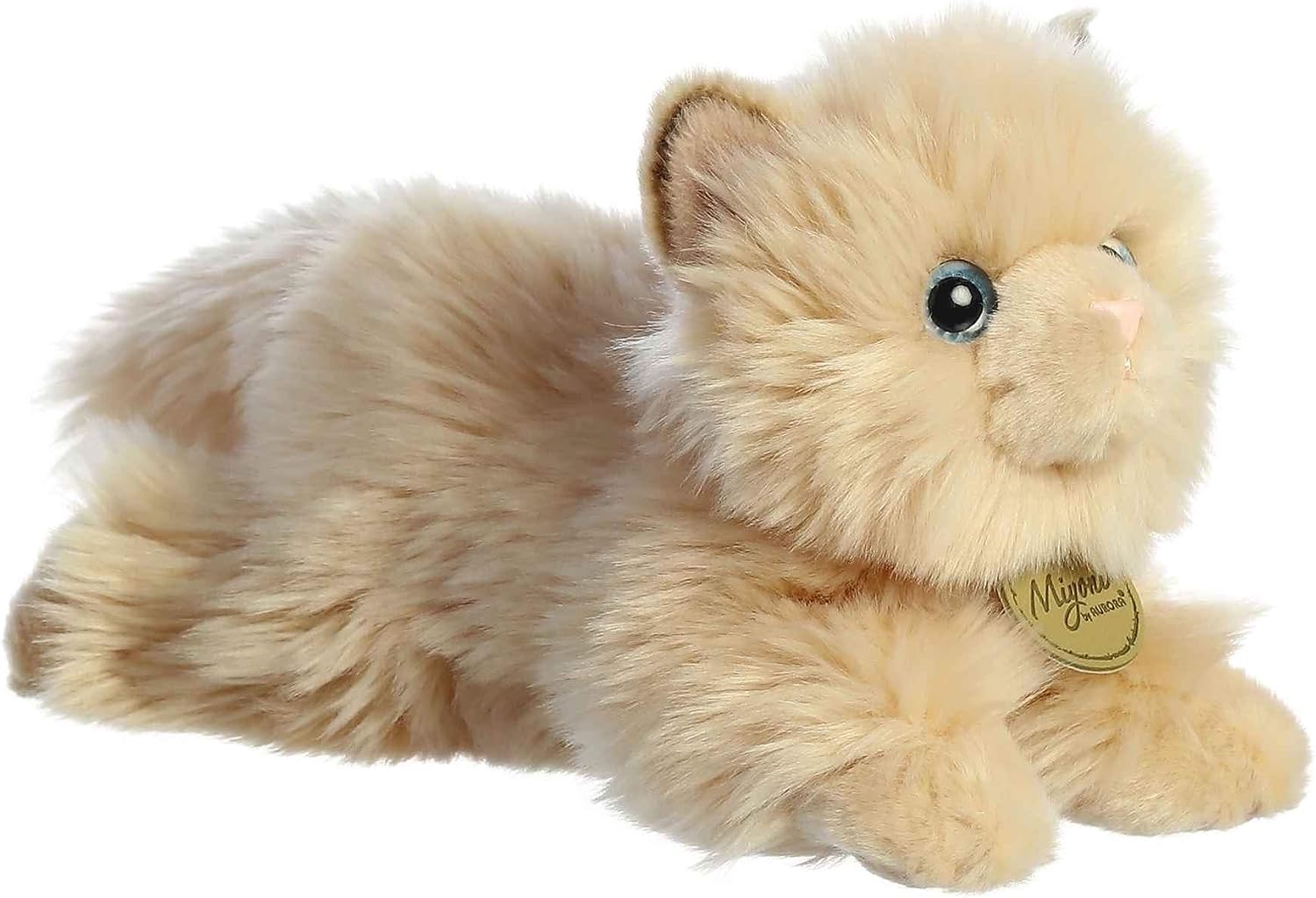 Aurora Miyoni 8.5 inch Persian cat realistic stuffed animal front view