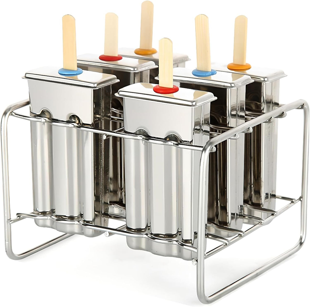 Complete set of Elemony metal ice cream molds