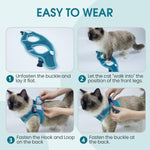 HEYWEAN Cat Harness and Leash - Ultra Light Escape Proof Kitten Collar Cat Walking Jacket with Running Cushioning Soft and Comfortable Suitable for Puppies Rabbits - Image 6