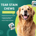 Tear Stain Chews for Dogs - Dog Tear Stain Remover & Supplement with Antioxidant Blend, Vitamin C, Lutein - 120ct Beef Flavor Soft Chews for Eye Health & White Fur Care (ND-038) - Image 9