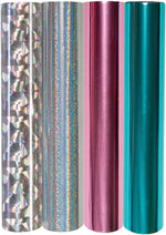 Side profile of Spellbinders glimmer blush foil roll