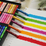 Mont Marte vibrant oil pastels buttery texture close up