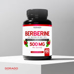 Close up of Dorado Nutrition Berberine HCL 60 capsule count