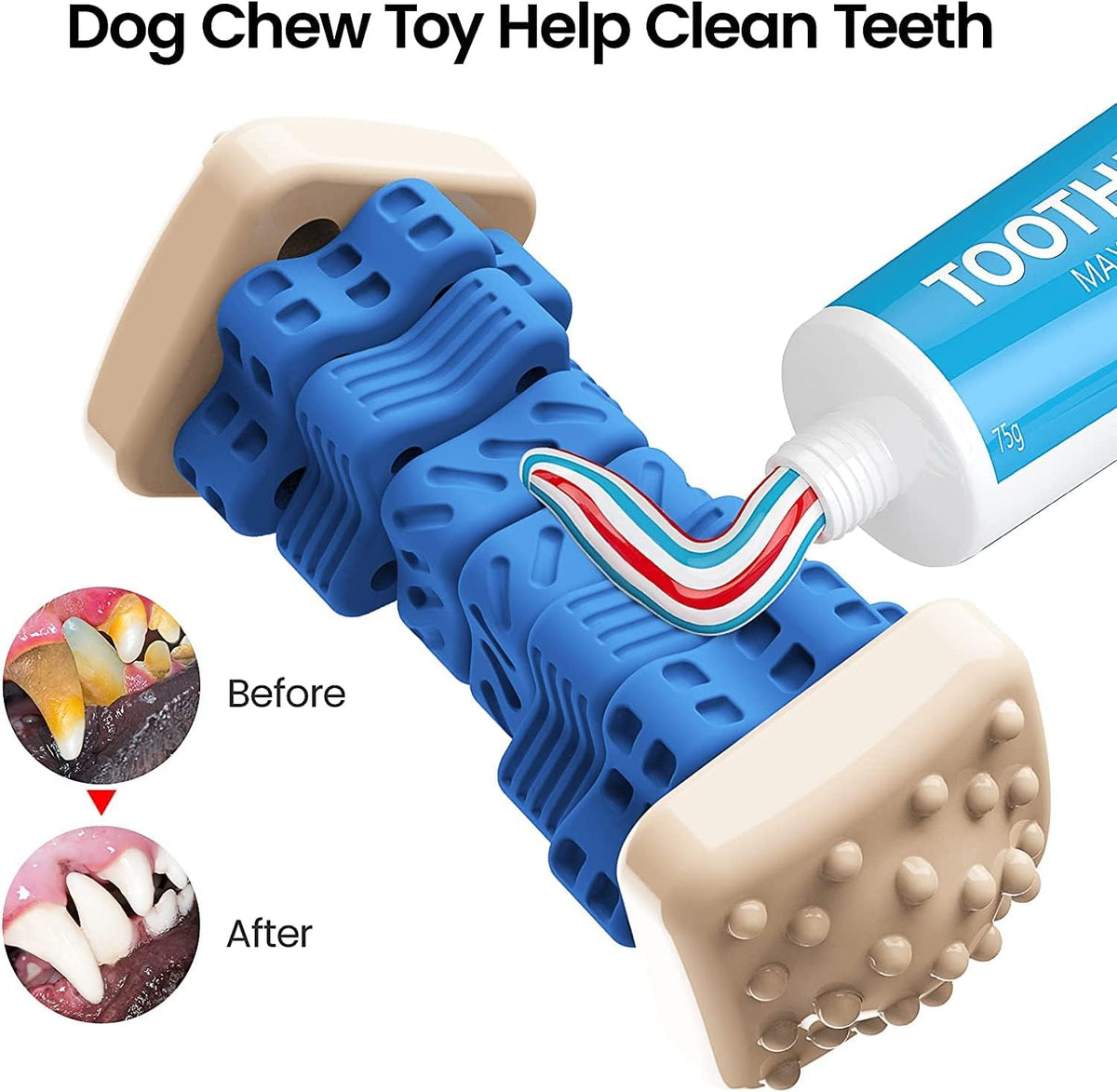 AOZOOM interactive dog toy with treat dispensing design