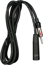 Close-up of Motorola-style male and female plug ends on the Metra antenna extension cable.