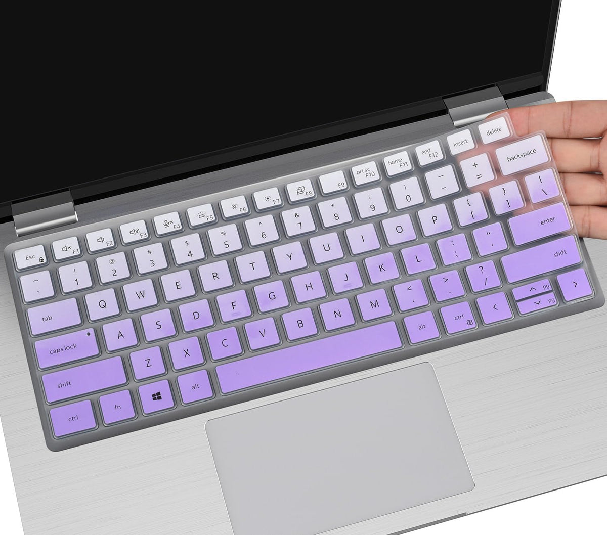 Large Print Keyboard Cover for Dell Latitude 7420 7430 7440 7450 7410 14", Latitude 3440 3450 5450 5440 5420 5430 5431, Latitude 9420 9430 14, Latitude 9510 9520 7520 15" Laptop -Black - Image 12