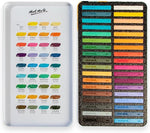 Mont Marte soft pastels front view in metal tin box packaging