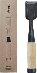 KAKURI Japanese Mortise Chisel for Woodworking 3/8" (9mm), Made in JAPAN, Professional Wood Chisel Oire Nomi (Hand Forged), Japanese White Steel No.2 Blade, White Oak Wood Handle - Image 15