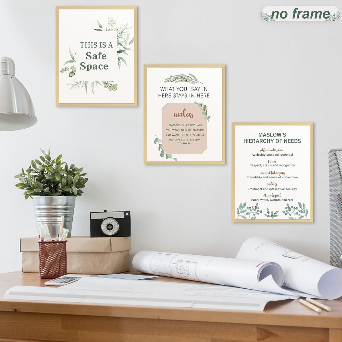 Outus 9 Pcs Mental Health Posters Mental Health Awareness Posters - Image 3