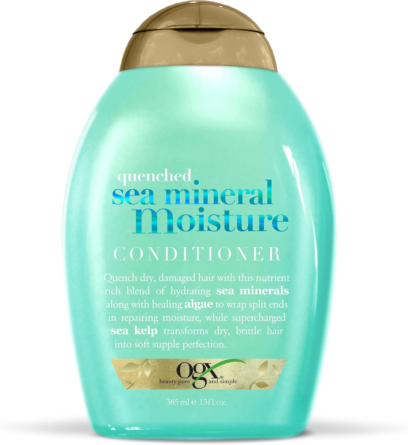 OGX Quenched Sea Mineral Moisture Conditioner front view bottle