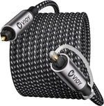 Vioy optical audio cable 15ft braided digital cord