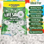 Sweetside Candy Co authentic imported American wintergreen breath mints package layout