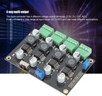 Multi output voltage regulator connected to test setup