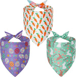 4th of July Dog Bandanas Large 3PCS, 6 Pattern Red Blue White Scarf for Boy and Girl, Triangle Reversible Bibs Breed for Puppy Cats Pets - Image 13