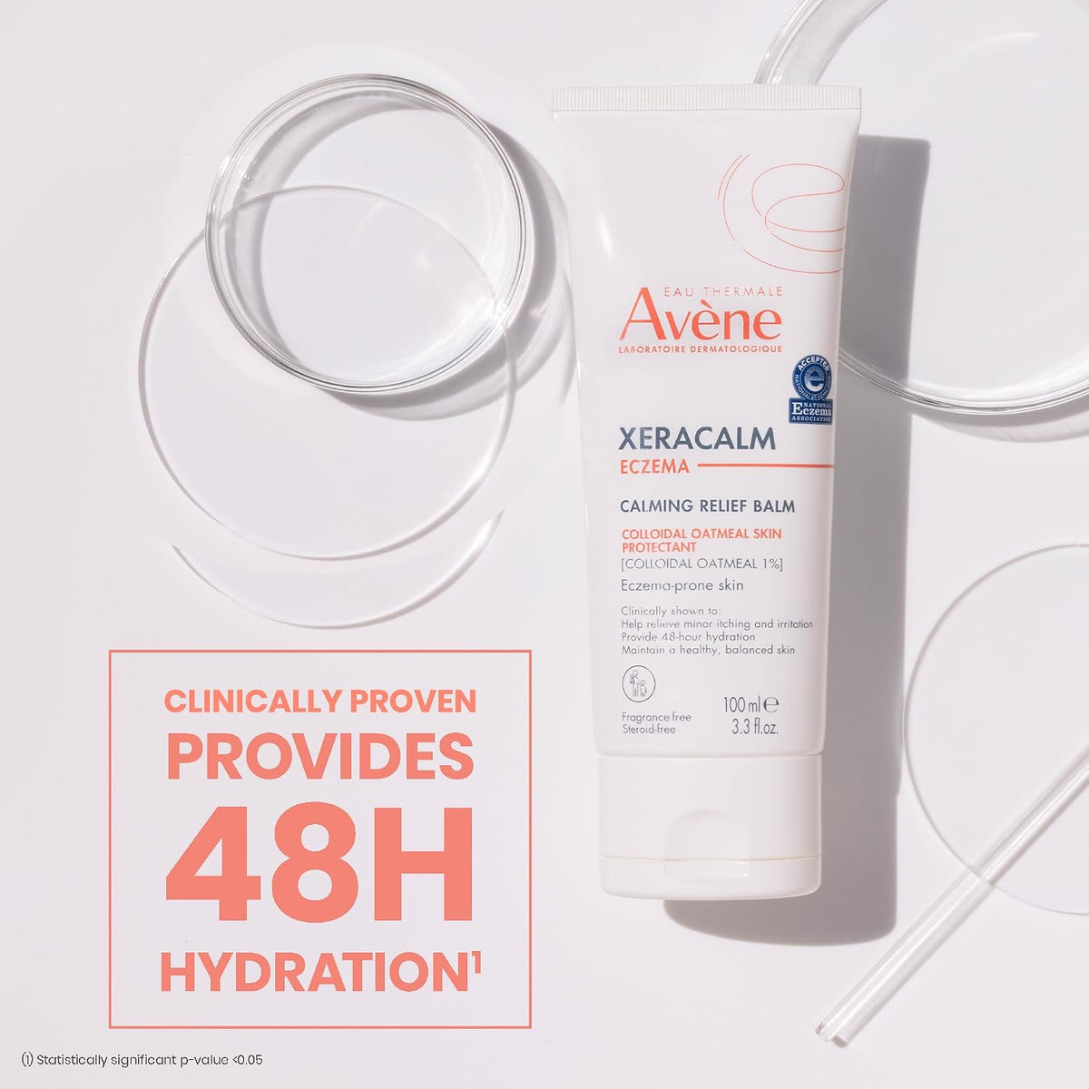 Avène XeraCalm Eczema Calming Relief Balm 3.3 fluid ounce packaging