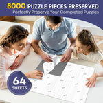 Nariolar 64 puzzle saver sheets stacked layout