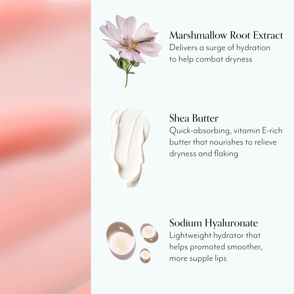Bliss USA imported hydrating lip mask with marshmallow root extract and shea butter