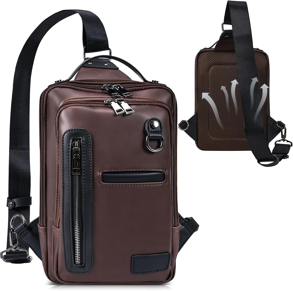 Caaordkso 7-11 Inch Tablet Sleeve Bag Coffee front view
