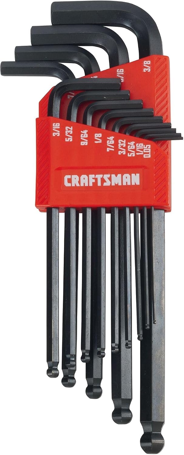 Craftsman professional hex key set close up