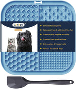 Zonopy Licking Mat for Dogs and Cats front view with treats