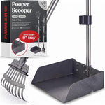 Pawler Pooper Scooper for Large Dogs, Small Dogs and Horses, Metal Poop Scooper Set with Long Handle Rake, Spade and Tray for Yard, Grass, Dirt or Gravel, Heavy Duty Aluminum Poop Picker Upper - Image 11