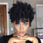 MIMAN 3 Packs 10 Inch Short Curly Crochet Hair Braids for Black Women16MM Bouncy Spiral Curls Crochet Hair Extensions for Women DIY Mohawk Afro Braided Hairstyle (Black to Brown #1B/30) - Image 10