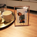 AhaGo Rose Gold Floating Frame packaging and included tools