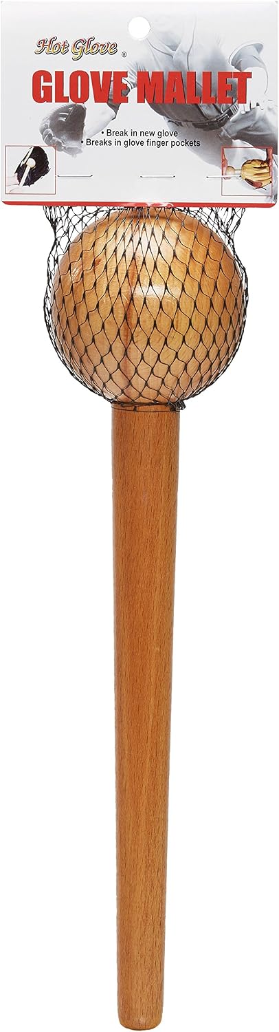 Hot Glove mallet polished wooden construction detail