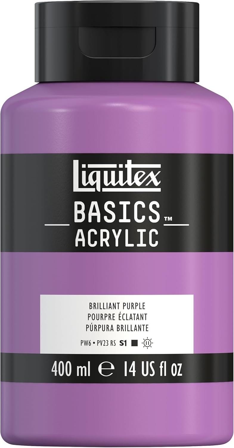 Liquitex BASICS Acrylic Paint, 118ml (4-oz) Tube, Prism Violet - Image 15