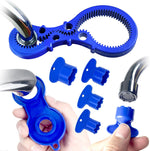Faucet Wrench with Aerator Removal Tool - Replacement C cached Aerators for Sink M 16, 18, 21, 24 mm - Image 1