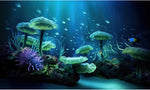 Underwater Aquarium Background Coral Reef Tropical Fish Terrarium Background Deep Blue Ocean Sea Sunbeams Aquatic Plants Fish Tank Backdrop Poster Wallpaper Decorations Vinyl 24x16in - Image 11