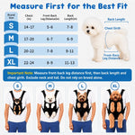 Mosago adjustable dog backpack carrier padded shoulder straps