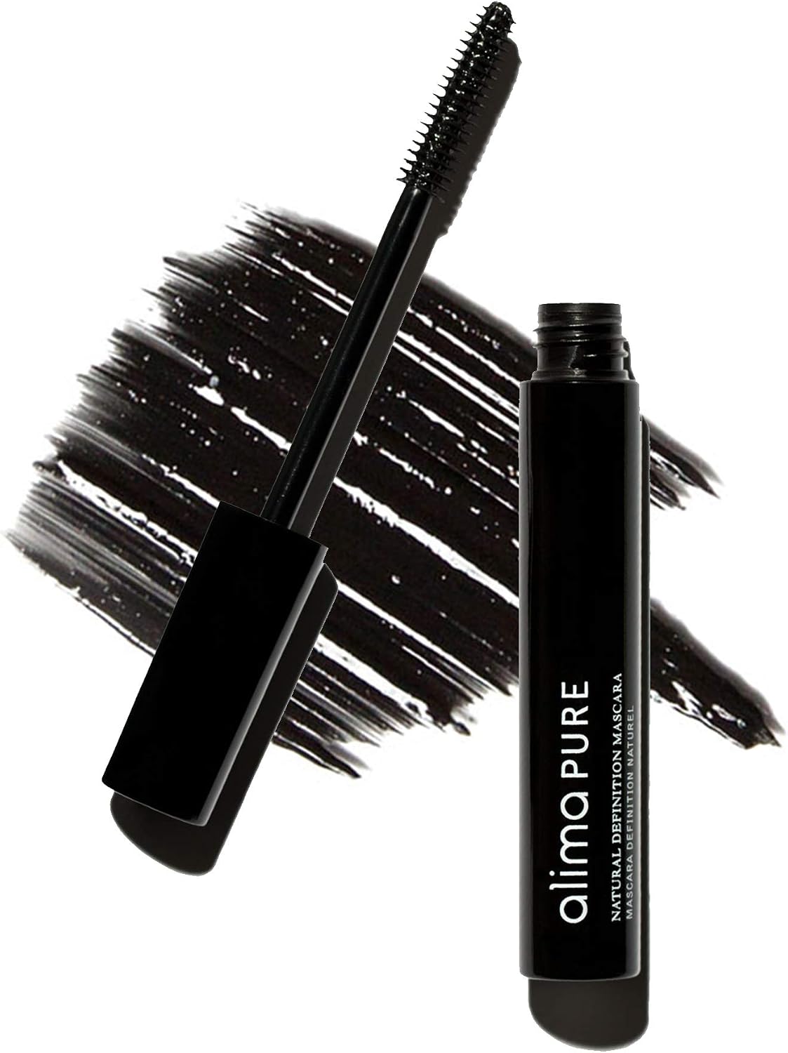 Alima Pure Natural Definition Mascara front view packaging tube