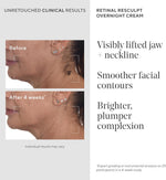 Murad Retinal ReSculpt Overnight Cream jar displaying the premium anti-aging face serum packaging.