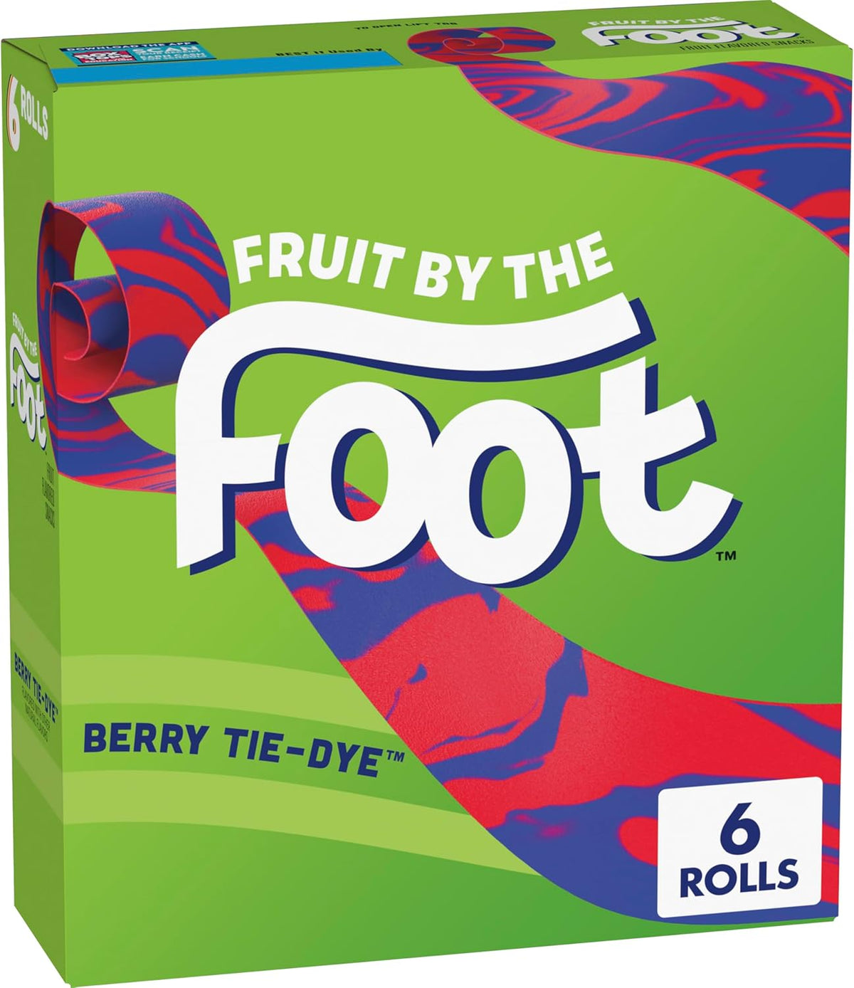 Betty Crocker Fruit By The Foot, Berry Tie Dye, 128g - Image 1