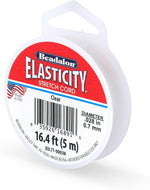 Beadalon Elasticity Stretch Cord Elastic Cord | Black | Latex-Free Rubber | 1.0 mm 5 m Spool for Bracelet Jewelry Making - Image 9