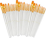 BOSOBO Paint Brushes Set, 20 Pcs Small Paint Brush Kit Round Flat Tip Nylon Hair, for Acrylic Painting, Watercolor, Oil Painting, Kids Face Nail Art Canvas Rock Craft, Art Supplies, Blue - Image 13
