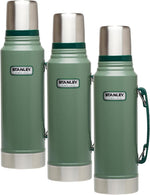 Stanley Heritage Classic Vacuum Bottle with Handle 1.1 qt | Wide Mouth w/Leakproof Cup Lid | Keep Drinks Hot or Cold | Insulated Stainless Steel Thermal Bottle | BPA-Free | Hammertone Green - Image 10