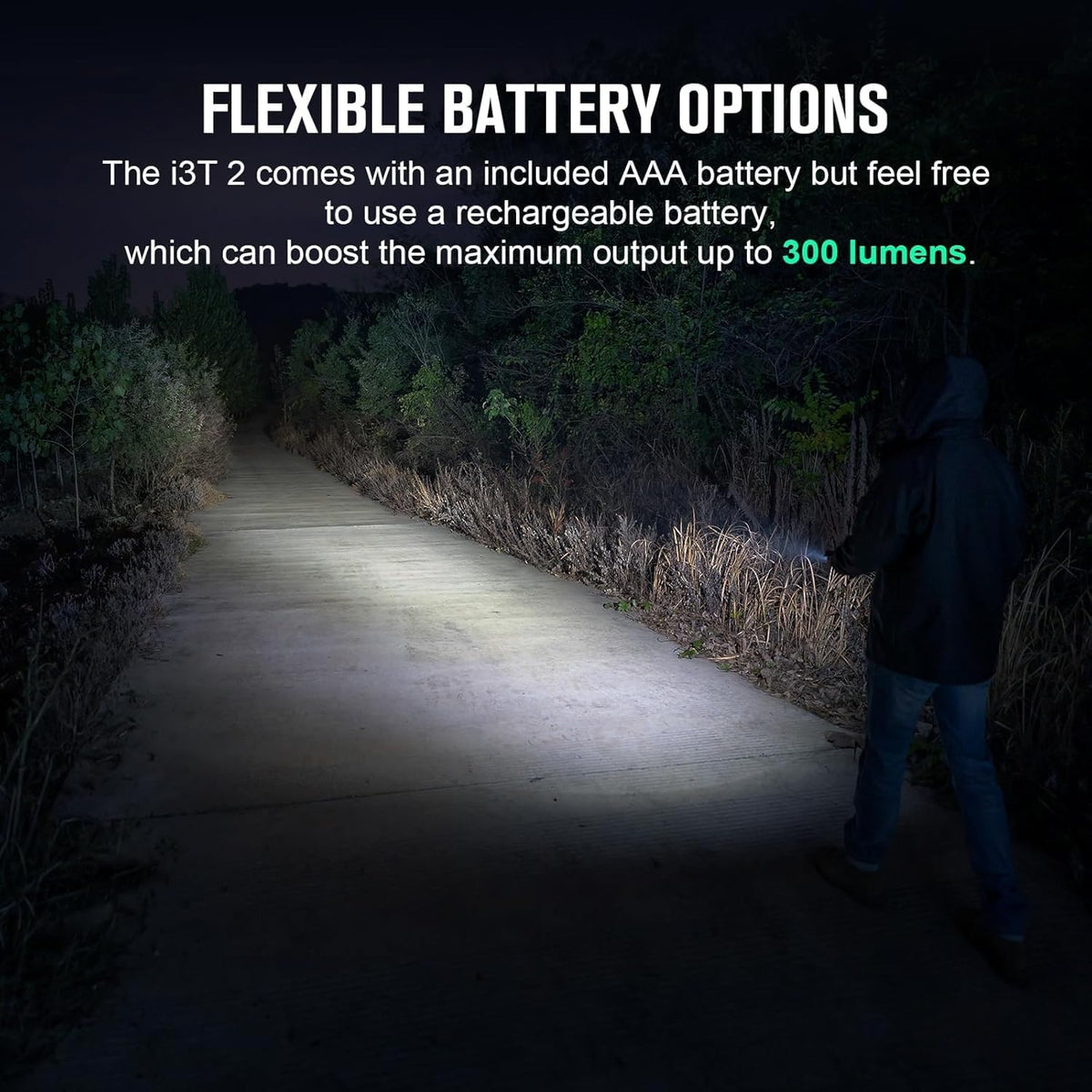 Olight EDC flashlight with two-way pocket clip