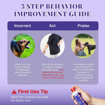 Side view of Aimseize dog behavior corrector canister