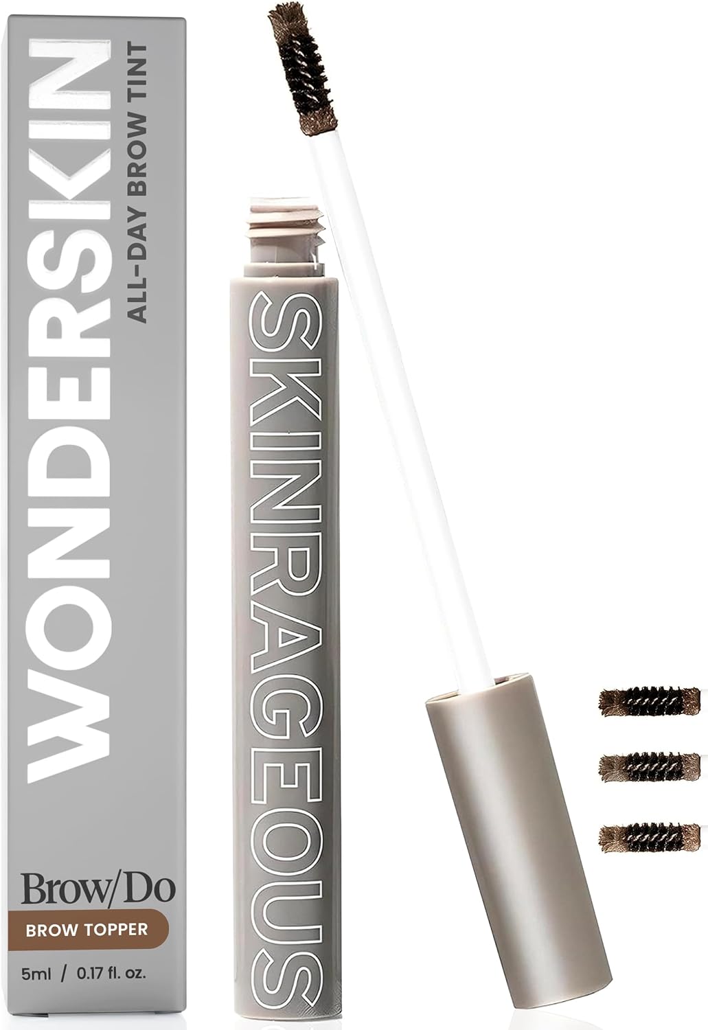 Wonderskin Brow Do Eyebrow Gel Topper Dark Brunette front view packaging