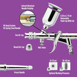 Iwata trigger airbrush gun featuring Micro Air Control valve